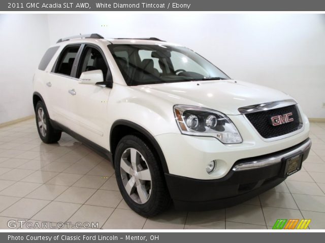 2011 GMC Acadia SLT AWD in White Diamond Tintcoat