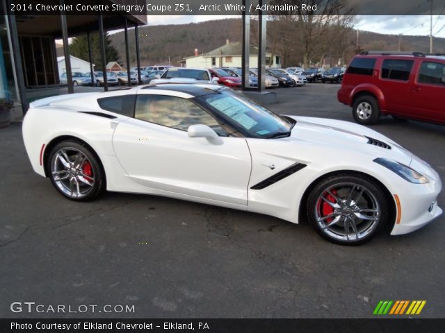 2014 Chevrolet Corvette Stingray Coupe Z51 in Arctic White