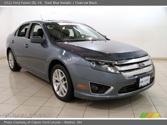 2011 Ford Fusion SEL V6 in Steel Blue Metallic