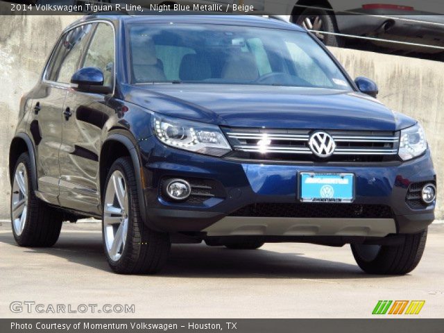 2014 Volkswagen Tiguan R-Line in Night Blue Metallic