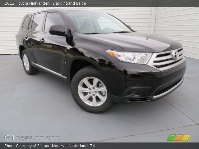 2013 Toyota Highlander  in Black