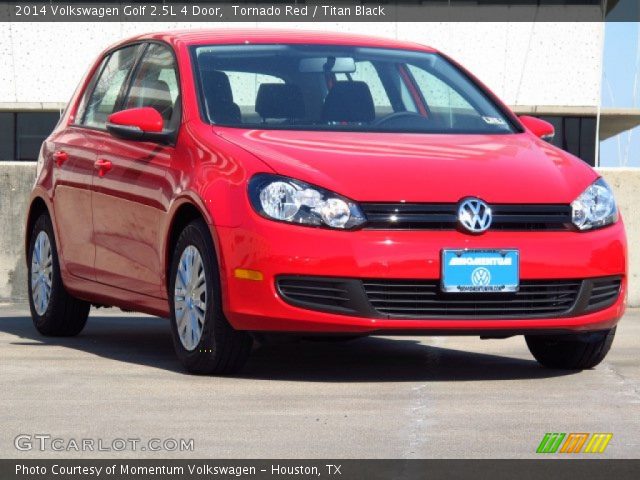 2014 Volkswagen Golf 2.5L 4 Door in Tornado Red