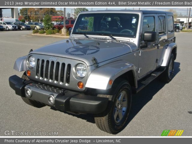 2013 Jeep Wrangler Unlimited Oscar Mike Freedom Edition 4x4 in Billet Silver Metallic