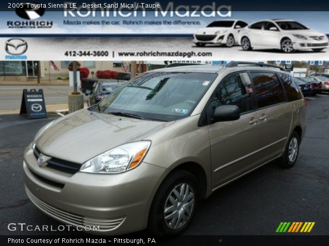 2005 Toyota Sienna LE in Desert Sand Mica