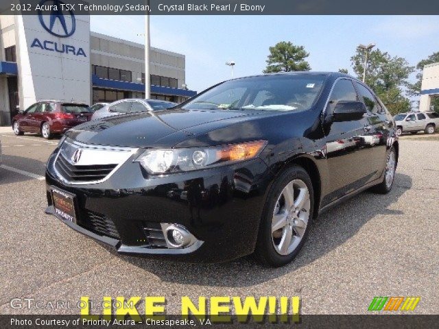 2012 Acura TSX Technology Sedan in Crystal Black Pearl