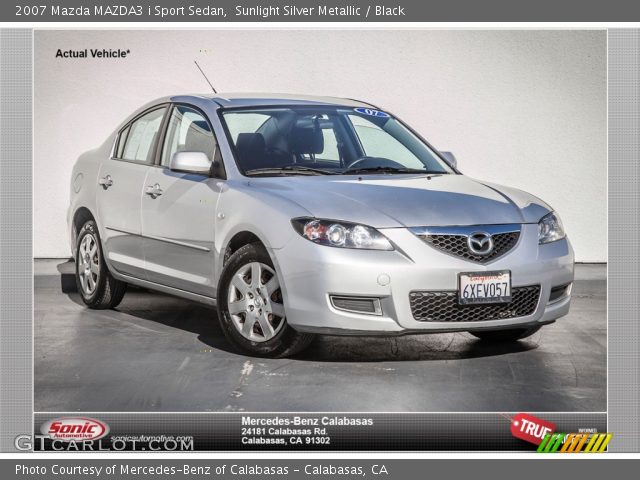 2007 Mazda MAZDA3 i Sport Sedan in Sunlight Silver Metallic