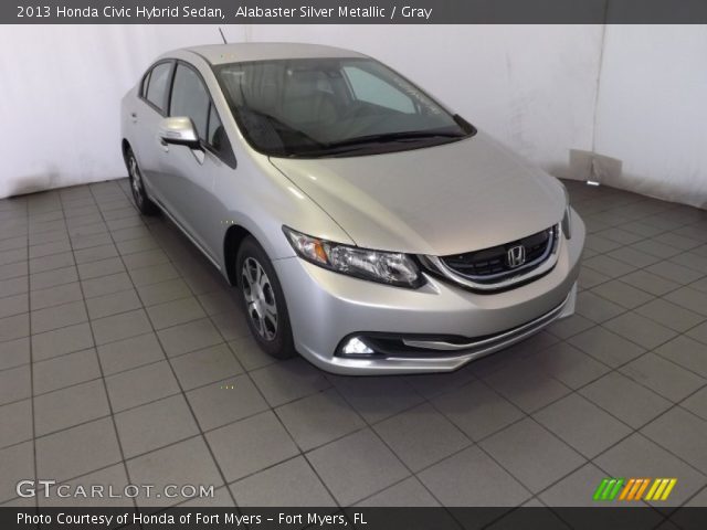 2013 Honda Civic Hybrid Sedan in Alabaster Silver Metallic