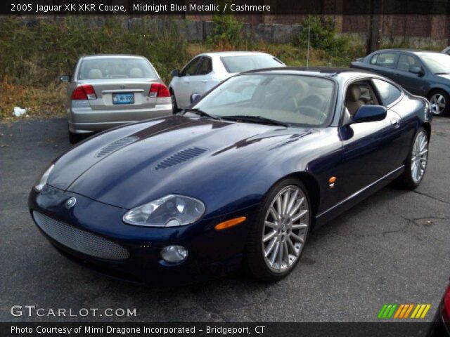 2005 Jaguar XK XKR Coupe in Midnight Blue Metallic