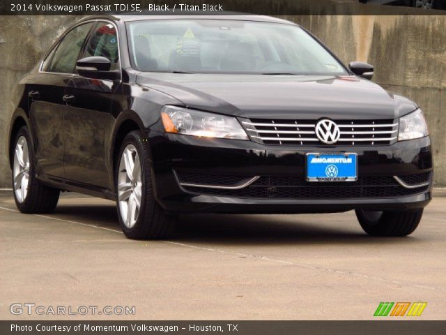 2014 Volkswagen Passat TDI SE in Black