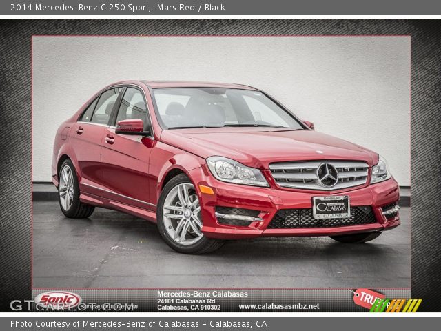 2014 Mercedes-Benz C 250 Sport in Mars Red