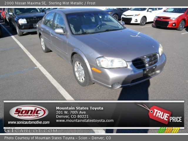 2000 Nissan Maxima SE in Sterling Mist Metallic
