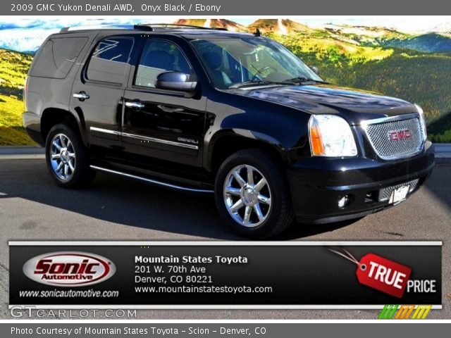 2009 GMC Yukon Denali AWD in Onyx Black