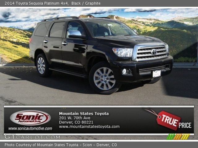 2014 Toyota Sequoia Platinum 4x4 in Black