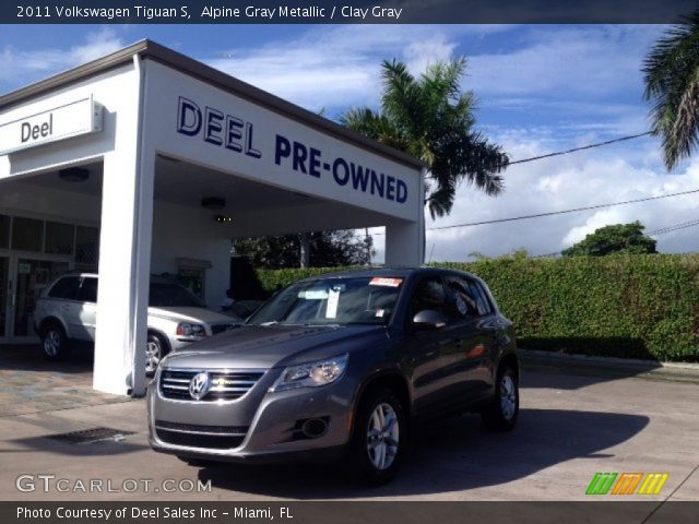 2011 Volkswagen Tiguan S in Alpine Gray Metallic