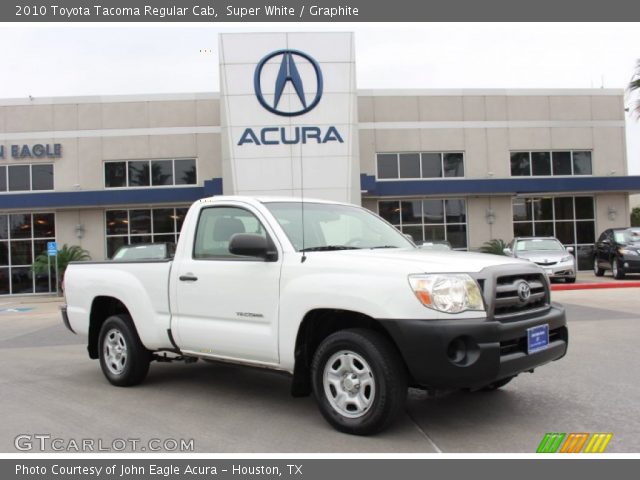 2010 Toyota Tacoma Regular Cab in Super White