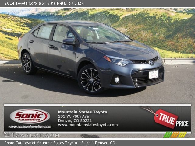 2014 Toyota Corolla S in Slate Metallic