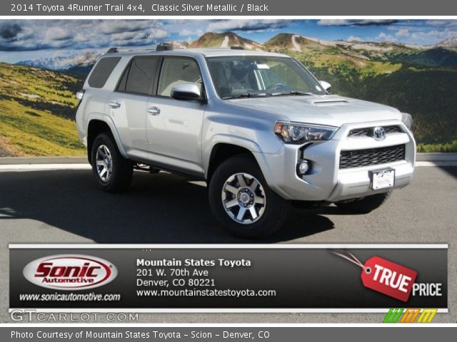 2014 Toyota 4Runner Trail 4x4 in Classic Silver Metallic