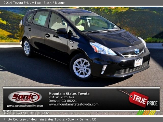 2014 Toyota Prius v Two in Black