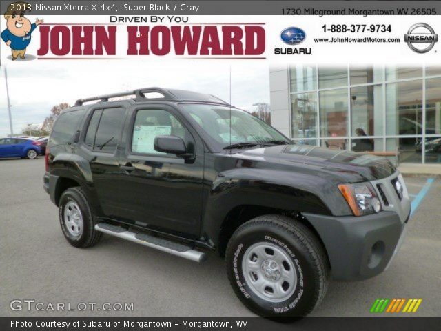 2013 Nissan Xterra X 4x4 in Super Black