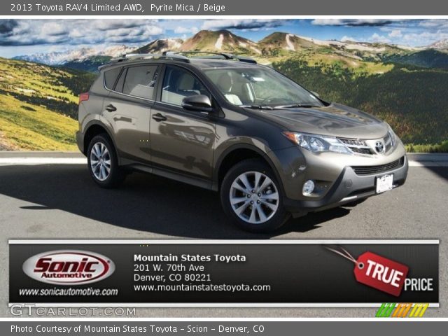 2013 Toyota RAV4 Limited AWD in Pyrite Mica