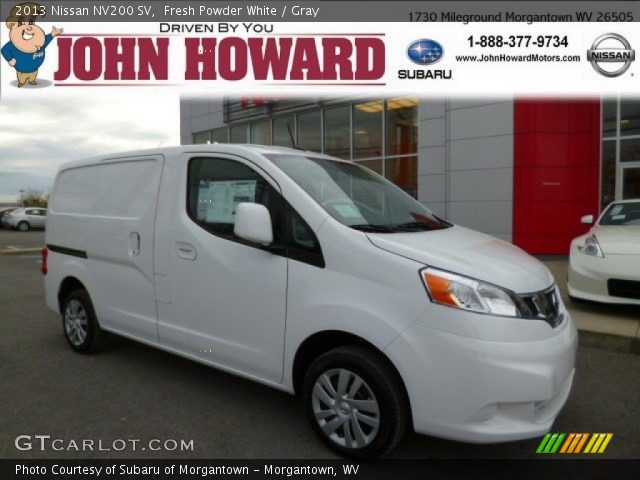 2013 Nissan NV200 SV in Fresh Powder White