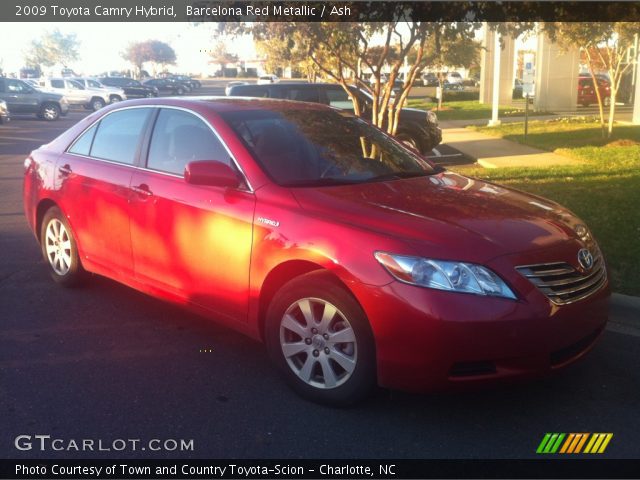 2009 Toyota Camry Hybrid in Barcelona Red Metallic