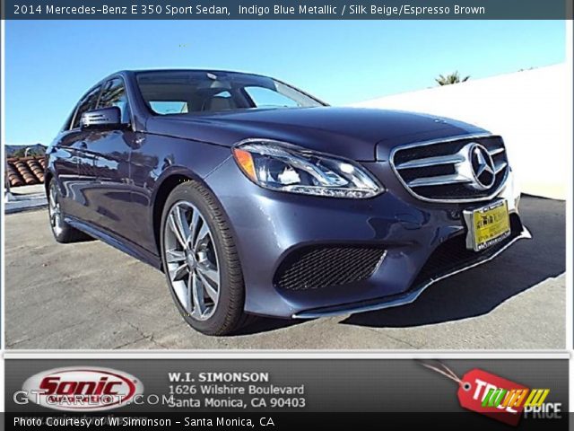 2014 Mercedes-Benz E 350 Sport Sedan in Indigo Blue Metallic