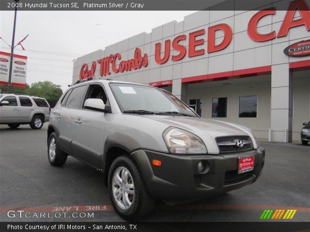 2008 Hyundai Tucson SE in Platinum Silver