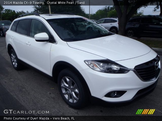 2014 Mazda CX-9 Touring in Crystal White Pearl