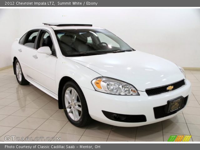 2012 Chevrolet Impala LTZ in Summit White