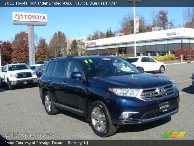 2011 Toyota Highlander Limited 4WD in Nautical Blue Pearl