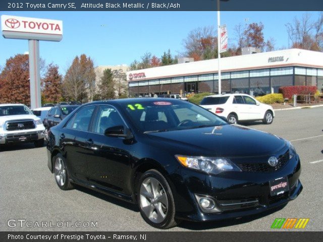 2012 Toyota Camry SE in Attitude Black Metallic