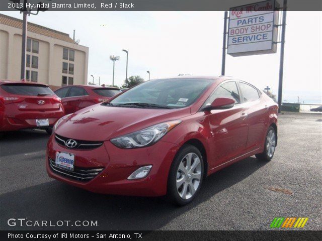 2013 Hyundai Elantra Limited in Red
