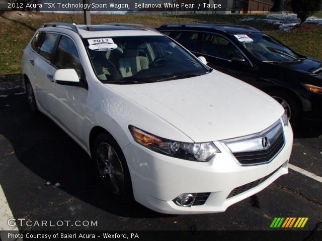 2012 Acura TSX Technology Sport Wagon in Bellanova White Pearl