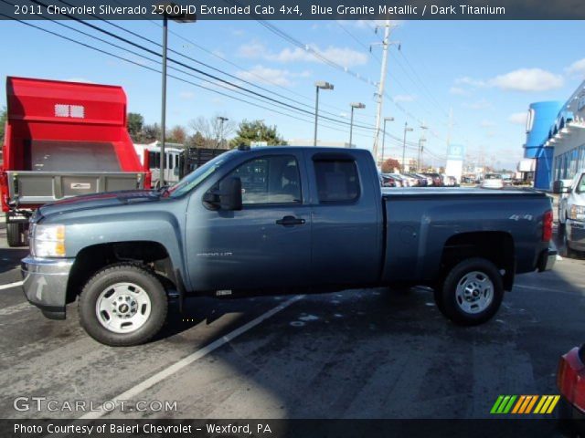 2011 Chevrolet Silverado 2500HD Extended Cab 4x4 in Blue Granite Metallic