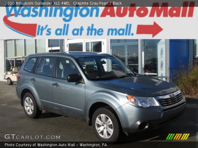 2010 Mitsubishi Outlander XLS 4WD in Graphite Gray Pearl