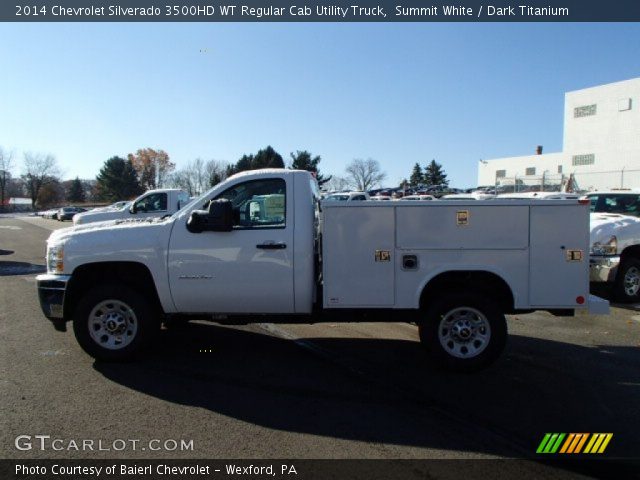 2014 Chevrolet Silverado 3500HD WT Regular Cab Utility Truck in Summit White