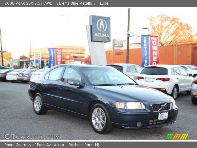 2008 Volvo S60 2.5T AWD in Barents Blue Metallic