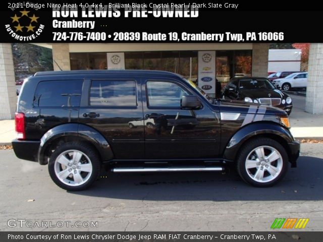 2011 Dodge Nitro Heat 4.0 4x4 in Brilliant Black Crystal Pearl