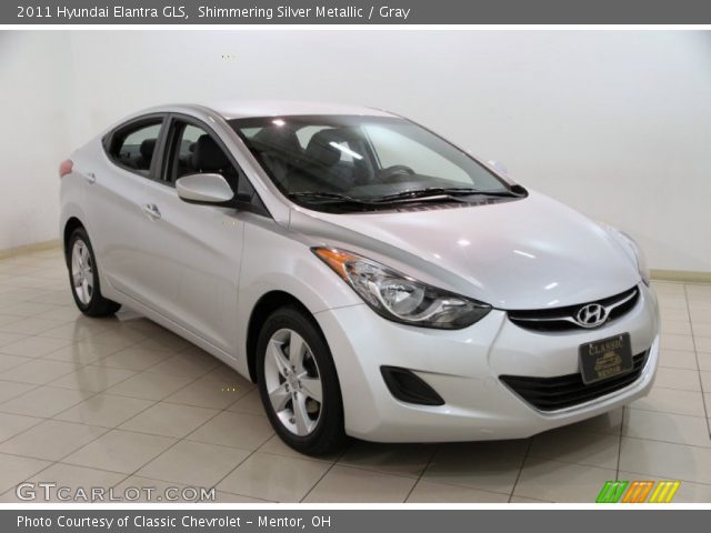 2011 Hyundai Elantra GLS in Shimmering Silver Metallic
