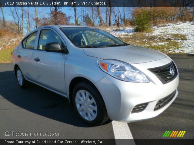 2013 Nissan Versa 1.6 S Sedan in Brilliant Silver
