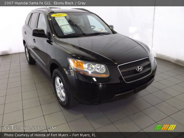 2007 Hyundai Santa Fe GLS in Ebony Black