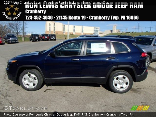 2014 Jeep Cherokee Sport in True Blue Pearl
