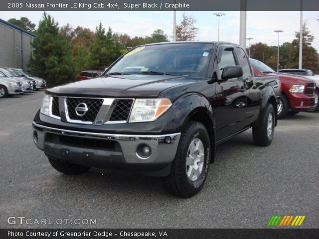 2005 Nissan Frontier LE King Cab 4x4 in Super Black