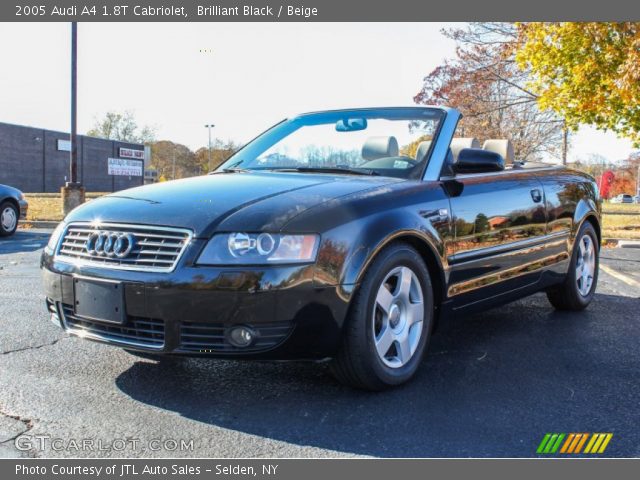 2005 Audi A4 1.8T Cabriolet in Brilliant Black