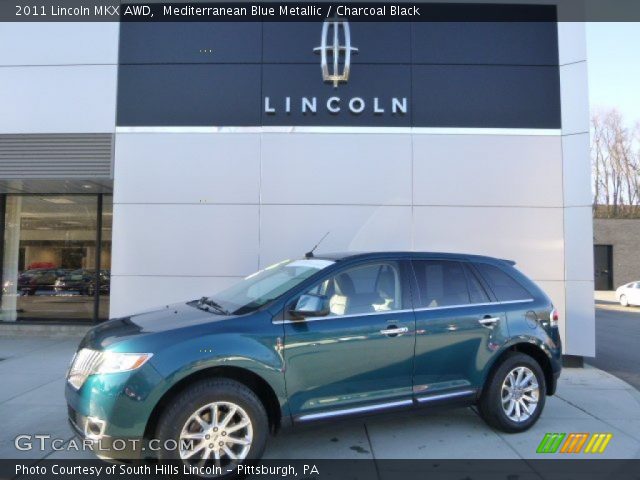 2011 Lincoln MKX AWD in Mediterranean Blue Metallic