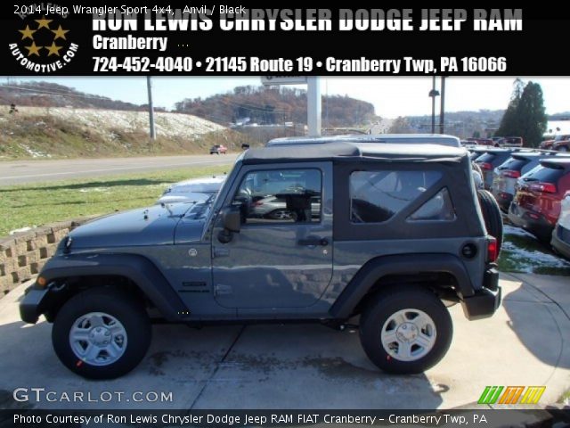 2014 Jeep Wrangler Sport 4x4 in Anvil