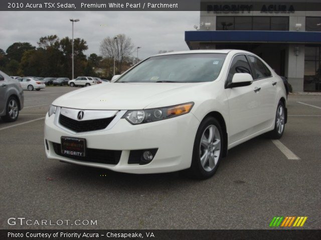 2010 Acura TSX Sedan in Premium White Pearl