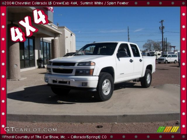 2004 Chevrolet Colorado LS Crew Cab 4x4 in Summit White
