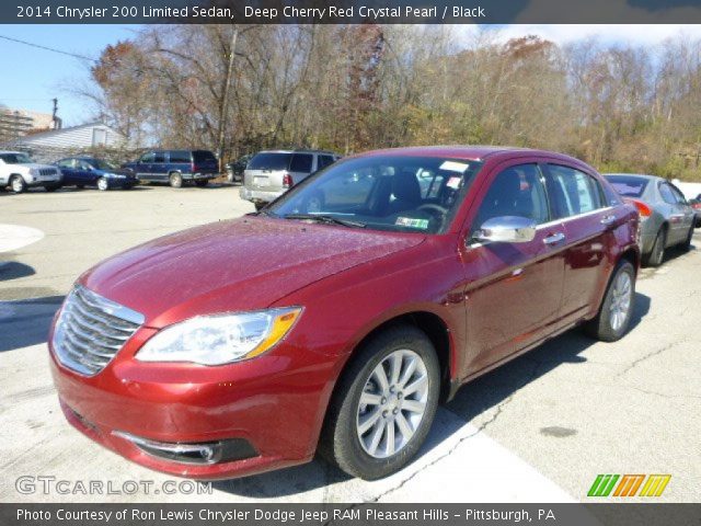 2014 Chrysler 200 Limited Sedan in Deep Cherry Red Crystal Pearl